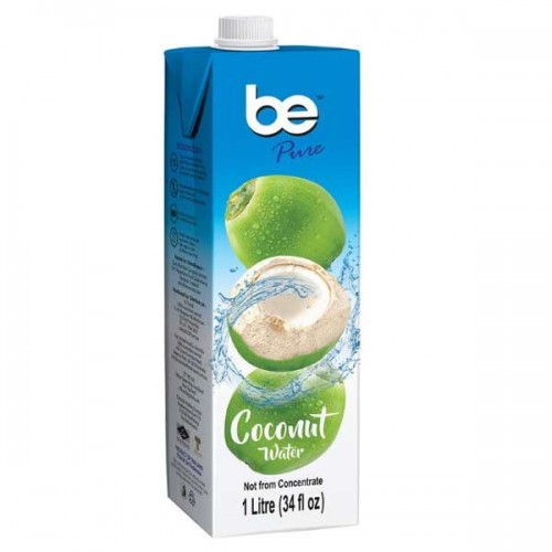 Кокосова вода /електролит/ от млади орехи без добавена захар 'be Pure', 1 л